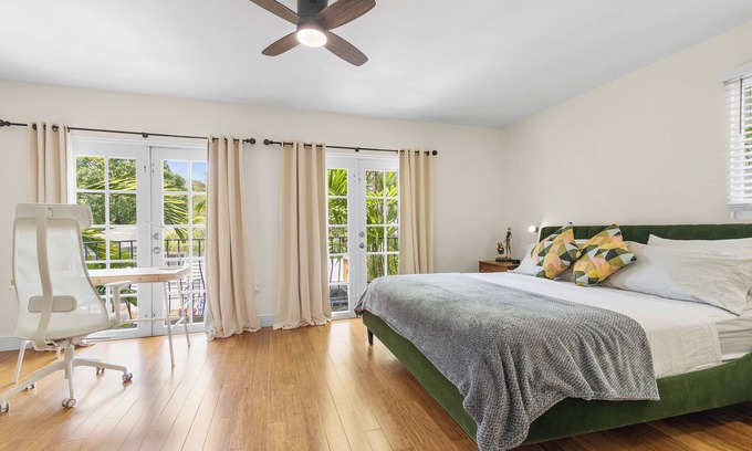 Coconut Grove House | Sanctuary with private patio near Parks, Dining, Yacht Club, Marina, CocoWalk.