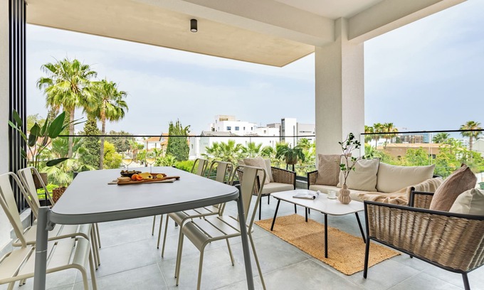 Agios Athanasios Apartment | Sanders Evolution 2 - Great 2-Bdr Apt with Balcony