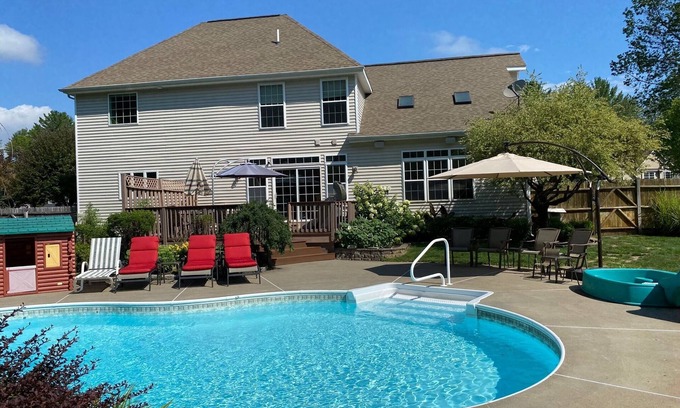 Ballston Spa House | Saratoga Retreat with Heated Saltwater Pool