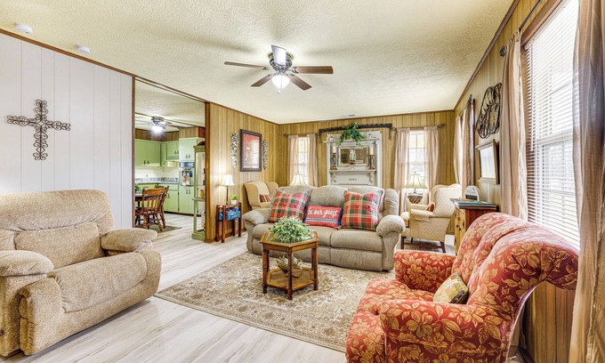 Lineville House | Scenic East Alabama Retreat on 2 Acres