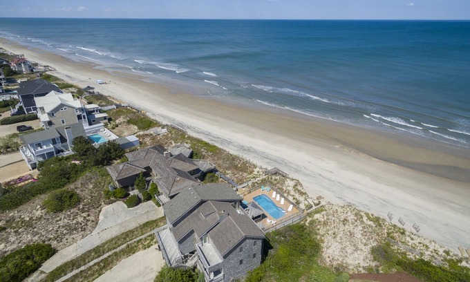 Corolla Village House | School's Out: Oceanfront, Pet-Friendly, Pool, Spa