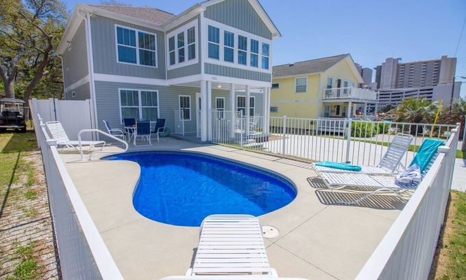 Crescent Beach House | Sea Grass-Beach Home w/private pool, Walk Friendly Location