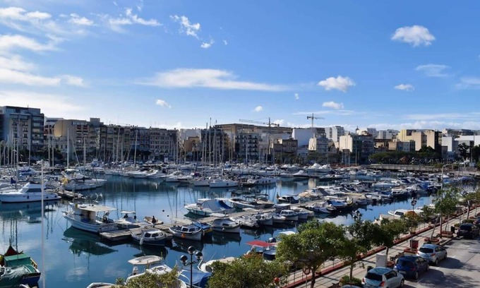 Msida Apartment | Sea view Spacious 2 bedroom central apartment
