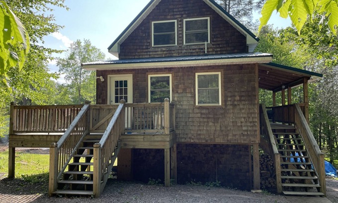 Dushore Cabin | Secluded Cabin near Ricketts Glen and Worlds End State Parks