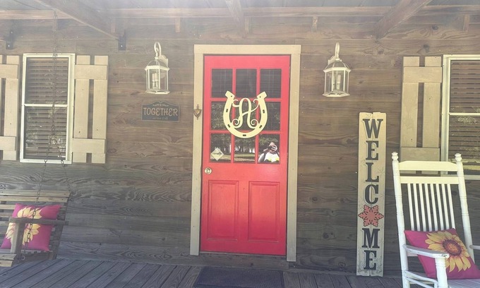 Eutawville Cabin | Secluded Farm Cabin Stay w/Animals + Hot Tub + Private Pool & More!