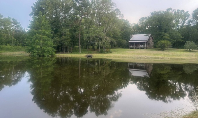 Utica Cabin | Secluded getaway cabin on 50 acres in the beautiful woods of Utica, MS.
