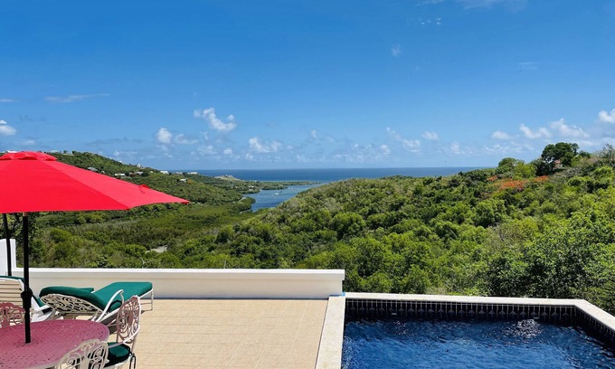 Estate Montpellier East House | Secluded Hillside Home above Salt River National Park - Sea Views & Private Pool