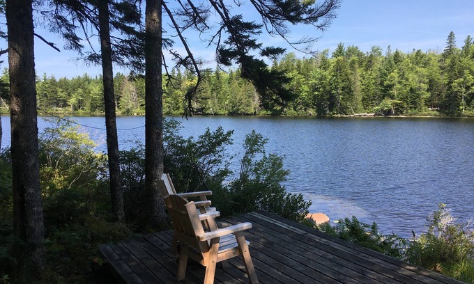 Machias Cabin | Secluded Lakefront, Dog-Friendly Cabin with Canoe, 7 Miles from the Ocean