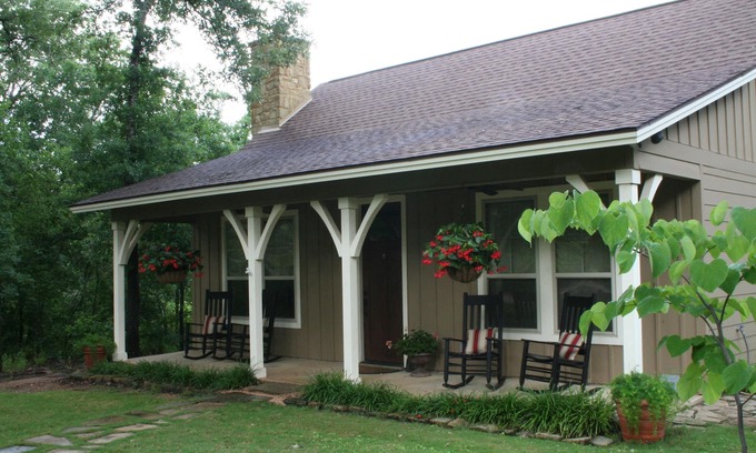 Hearne Cabin | Secluded, Peaceful Cabin with Texas Charm on 22 Wooded Acres with a Pond