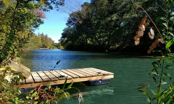 Caddo Gap Cabin | Secluded River Cabin Retreat with Outdoor Bathhouse and Kayaks