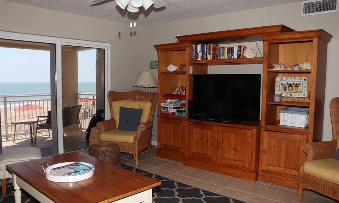 New Smyrna Beach Condo | Second floor three bedroom three bath direct oceanfront