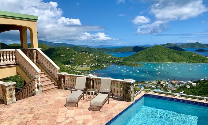 Lower Carolina Villa | Sensational Views of Coral Bay and the BVI's