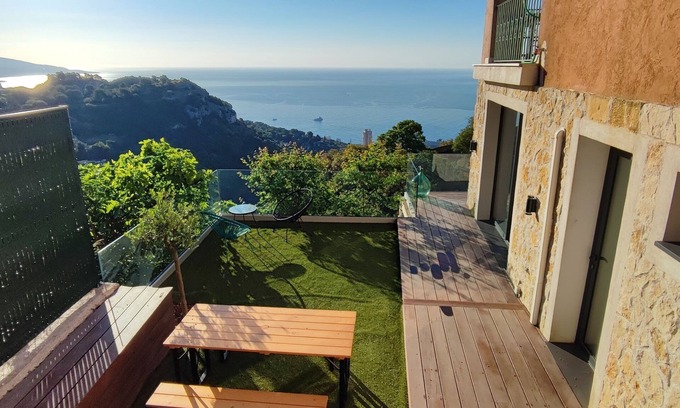 La Turbie Apartment | Separate apartment with exceptional view