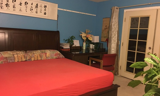 Pleasanton House | Separated Master bedroom with privacy