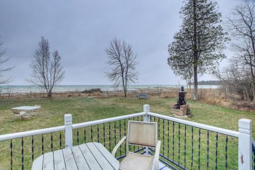 Baileys Harbor House | Serene Lakefront Baileys Harbor Home with Deck!