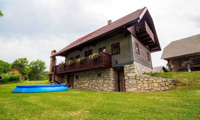 Bistrica ob Sotli House | Serene Rustic Haven Holiday Home with Sauna - Two Bedroom Holiday Home with Sauna