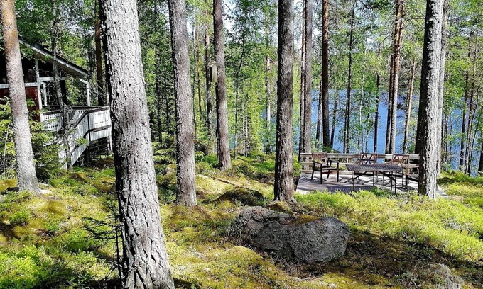 Orivesi Cottage | Silent, fantastic cottage by lake, private area, sauna and boat Minttu