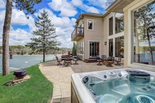 Wautoma House | Silver Lake Estate - Private Beach - Hot Tub - Arcades
