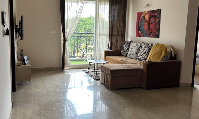 Nagavara Apartment | Silvermist Retreat. Charming 2-bedroom apartment in Bengaluru