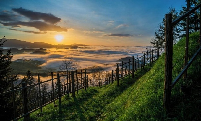 Zalec Bed & Breakfast | Single bedroom with balcony and idyllic view surrounded by nature