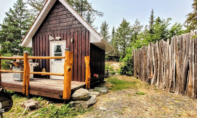 Kenora Cabin | Site 03 Hunter Glamping Bunkie on Small Urban Farm