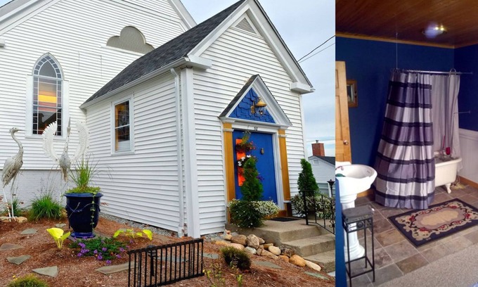 Wolfeboro House | Sleep Like an Angel in an Old Church - Blue Room