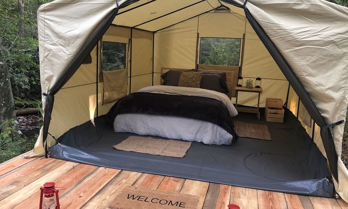 Ashland RV Rental | Sleep where the Shine was made - Enitachopco Creek. Our most requested site!