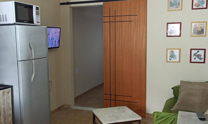 Praia Grande Apartment | Small and cozy, close to the beach and everything! There's even a pet area <3