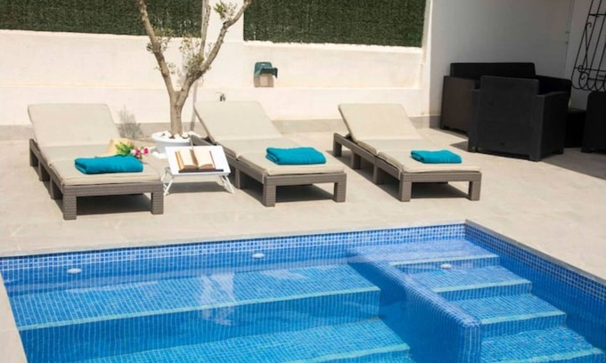 Santiago de la Ribera House | SOLEADA HOUSE. Heated and private swimming pool.