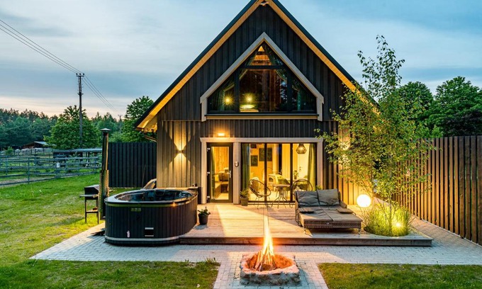 Renavas Villa | SOPRANO - 'Virš Ąžuolų' - Forest SPA - FREE jacuzzi