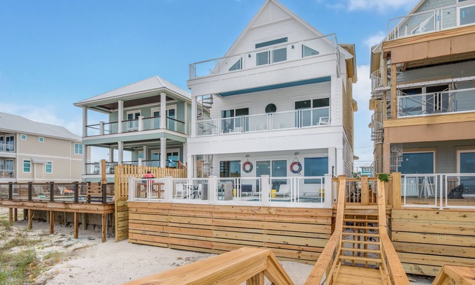 Bel Air House | "Southern Comfort" Beachfront Home in Panama City Beach w/Amazing Pool!
