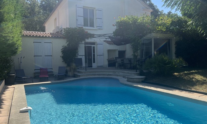 Saint-Martin-de-Valgalgues House | Spacious house with private pool
