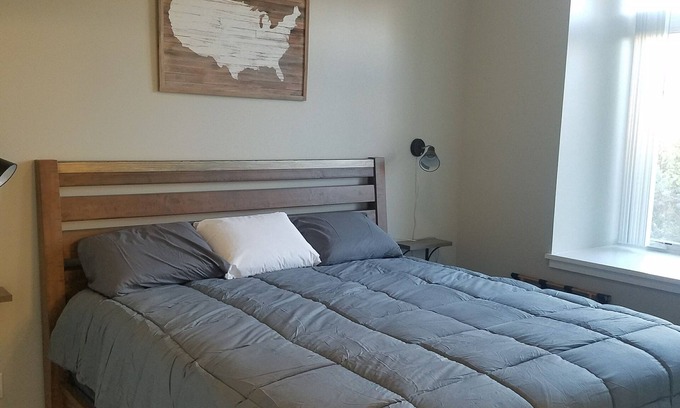 Ellicottville Apartment | Spacious 2-bedroom, 2-bathroom Industrial Style Loft Apartment. Village locale!