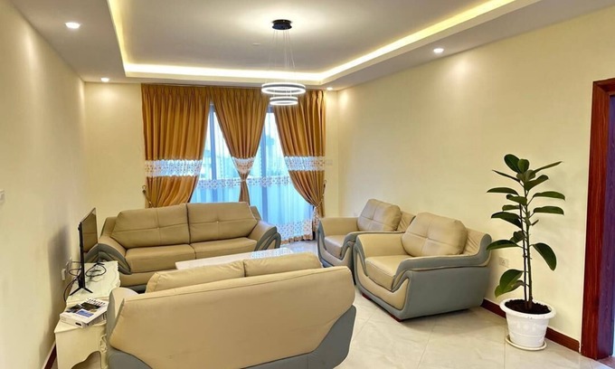 Kirkos Apartment | Spacious 3-bedroom apartment with Gym room and AC in vibrant Addis Ababa