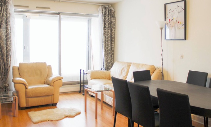 Porte de la Chapelle Apartment | Spacious 3 rooms with balcony in Paris