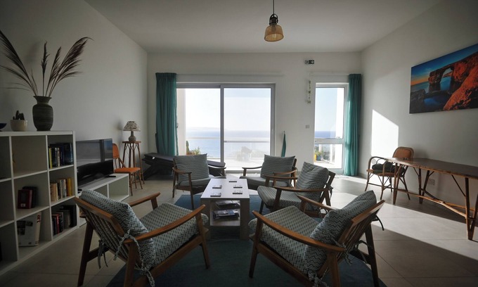 Ghajnsielem Apartment | Spacious and comfortable seafront apartment, exceptional views in quiet setting