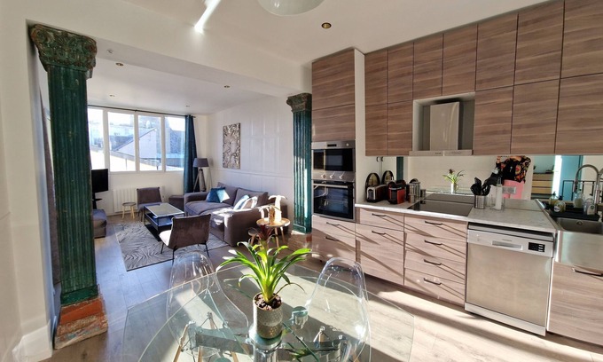 Trouville-sur-Mer Apartment | Spacious and bright atypical apartment with garden in a very good location