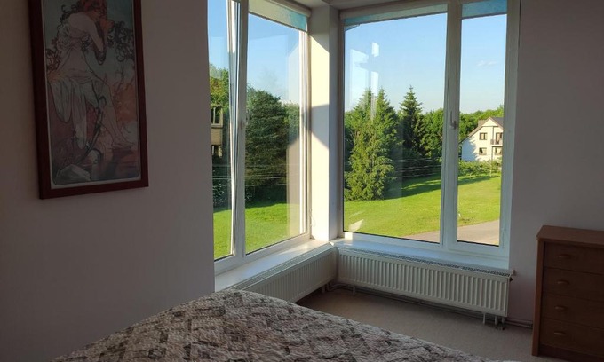 Kluoniskiai Apartment | Spacious & Cozy Apartment with Forest View