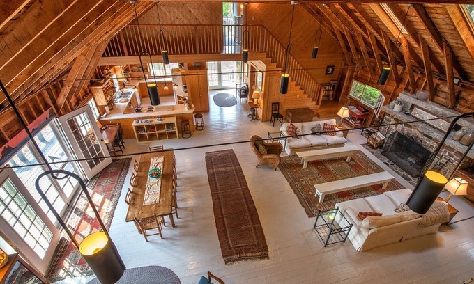 Deer Isle Ski Chalet | Spacious family retreat on a quiet cove with dock access
