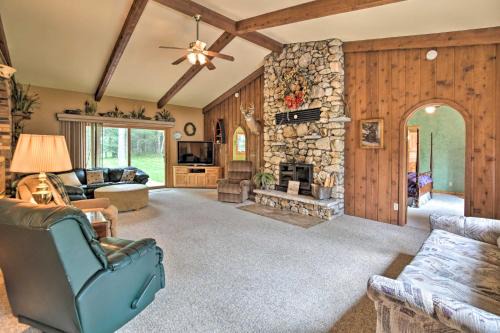LaPorte House | Spacious Lakefront Home with Patio and Boat Dock!