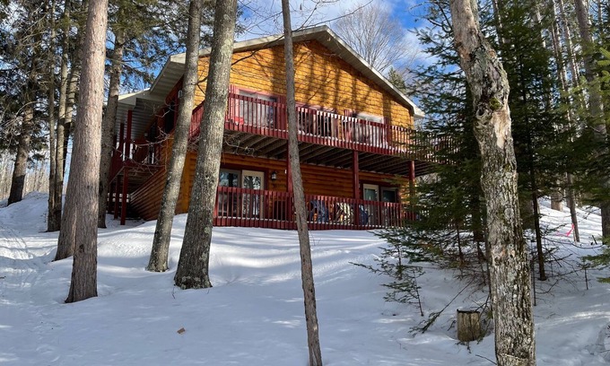 Iron River House | Spacious lakeside cabin in the heart of the Northwoods