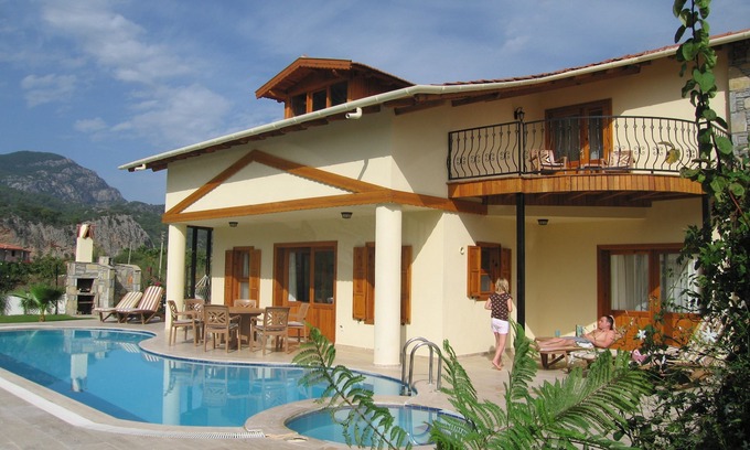 Dalyan City Center Villa | Spacious Luxury Villa with Own Pool and Stunning Mountain Views