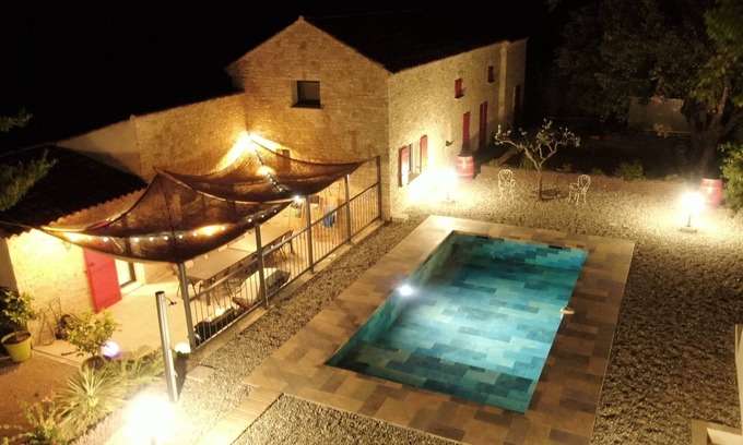 Faucon House | Spacious, pleasant house with swimming pool for 12