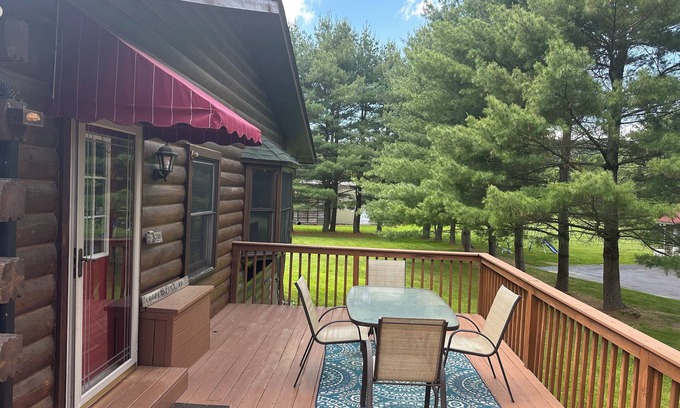 Marlboro Apartment | Spectacular Log Home Estate North Wing Apt