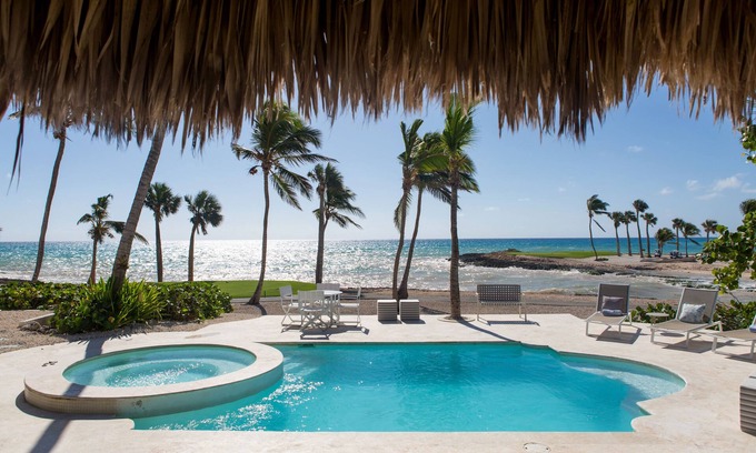 Punta Cana Villa | Spectacular ocean front villa, breath taking 180 ocean front views - HOT TUB