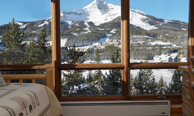 Big Sky Condo | SPECTACULAR VIEW of Big Sky-Hot Tub & Fireplace-1/2 Mile on Free Shuttle to Mtn.