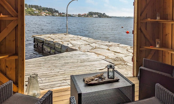 Kolbjørnsvik House | Spend an undisturbed vacation in this vacation home with a view of the fjord.