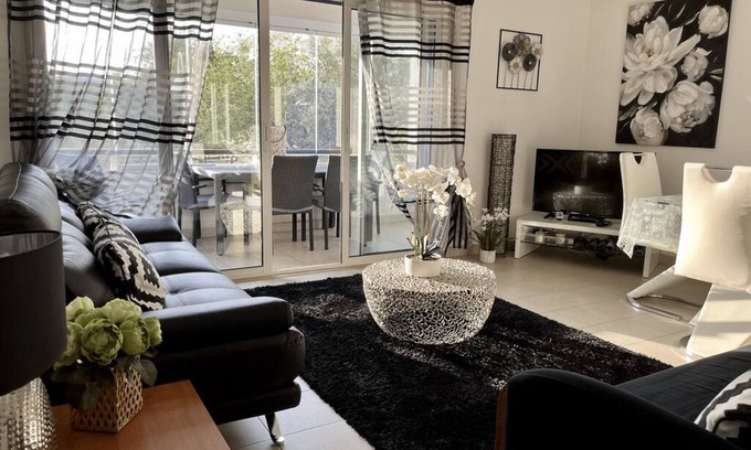Telheiro Apartment | Splendid apartment with covered terrace, shared pool, WIFI, Air-Cond