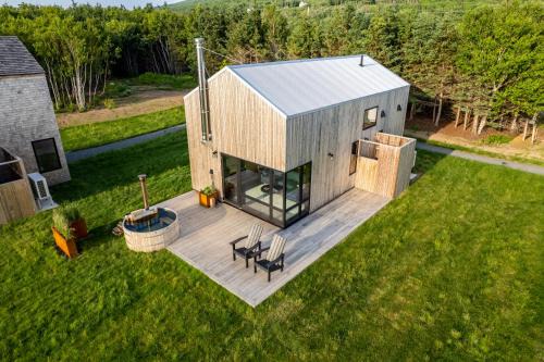 Inverness County House | Spruce - Luxury 1 Bdrm Cottage Stunning Views & Hot Tub, Private Path to the Beach