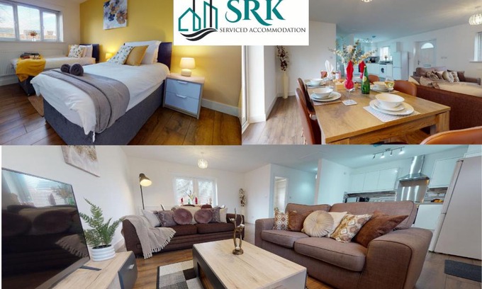 Peterborough Apartment | SRK Serviced Accommodation, 2 Bedroom Private Apartment, Business, Leisure, Contractors